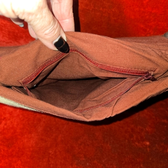 Bohemian Multicolor Crossbody Bag Beads, Embroidery, Sequined, Festive Standout - Picture 7 of 7